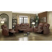 Luna Microfiber Power Reclining Loveseat Brown Luna Microfiber Power Reclining Loveseat Brown